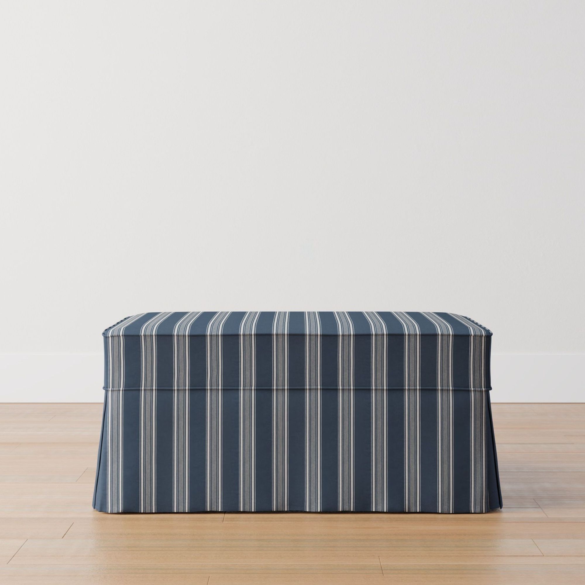 Charleston Slipcovered Ottoman