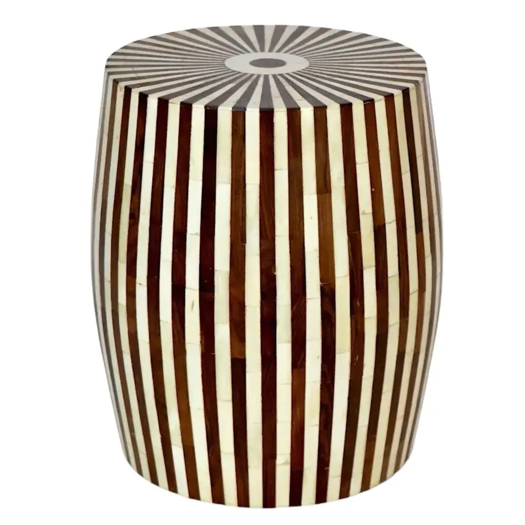 Striped Pattern Stool
