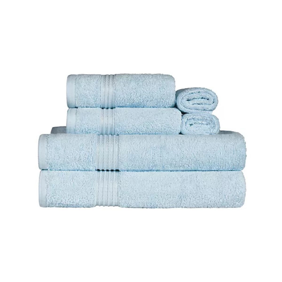 Blue towels